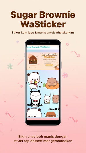 Sugar Brownie WASticker Screenshot 1