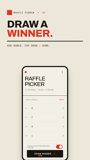 Raffle Picker Screenshot 0
