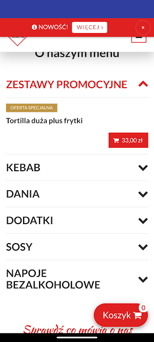 Bafra Kebab Nowe Miasto Screenshot 0
