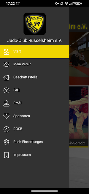 Judo-Club Rüsselsheim e.V. Screenshot 2