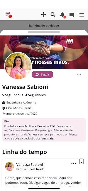 Agromulher Screenshot 1