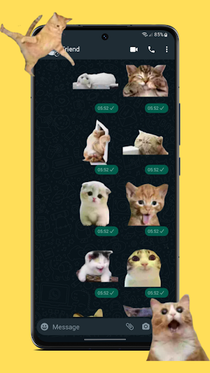 Stickers Cat Screenshot 2