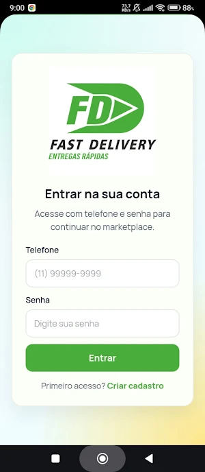 Fast Delivery Screenshot 0