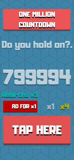 One Million Countdown - Tapper Screenshot 3
