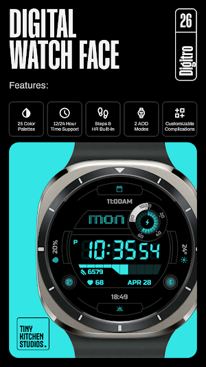 TKS 26 Digitro Watch Face Screenshot 1