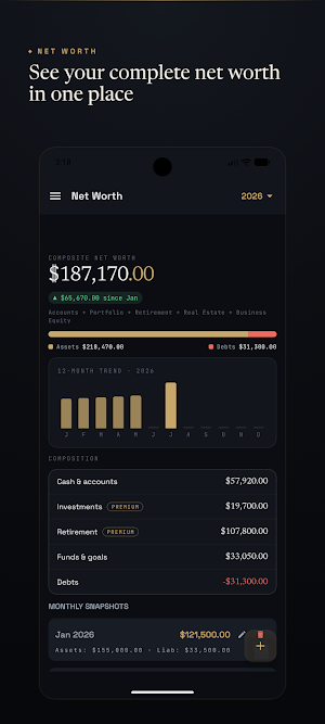 Private Budget Tracker Screenshot 2