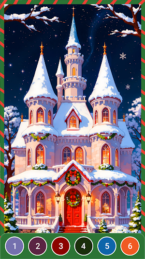 Christmas Joy: Paint by Number Screenshot 3