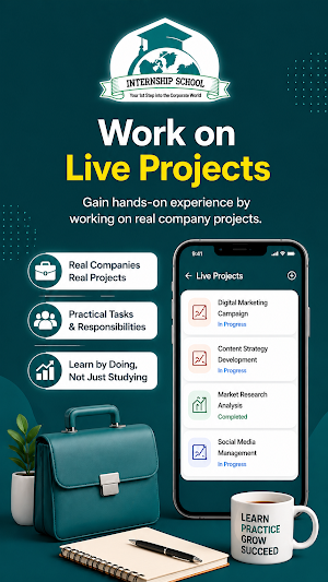 Internship School Learn & Work Screenshot 1