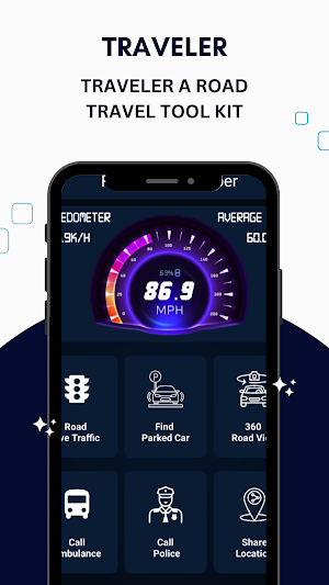 Road Tools - GPS Speedometer Screenshot 3
