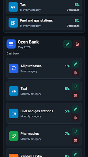 Cashback Manager Screenshot 1