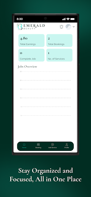 Emerald Beauty Employee App Screenshot 3