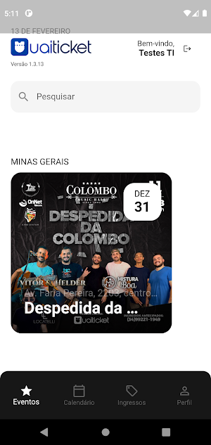 Uai Ticket Screenshot 0