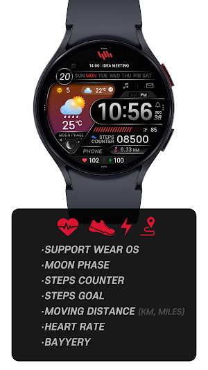 SamWatch Digital Weather 2 Screenshot 1