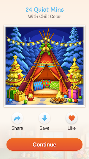 Chill Color - Paint by Number Screenshot 2