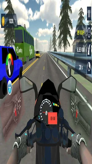 bike drive: speed racer Screenshot 0