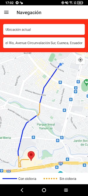 Pedalea Cuenca Screenshot 2