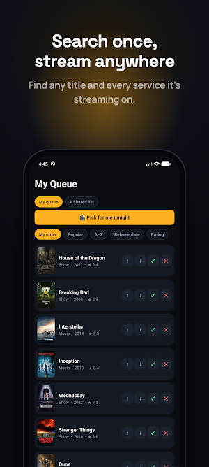 WatchStack Screenshot 1