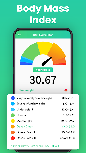 BMI BMR & Body Fat Calculator Screenshot 0