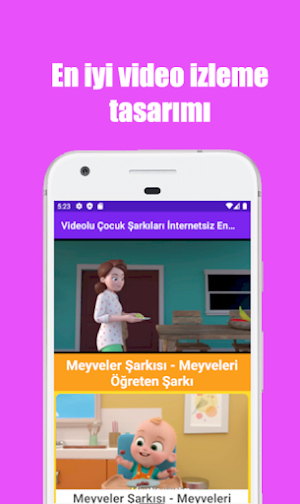 Videolu Çocuk Şarkıları İnternetsiz 4 - En Sevilen Screenshot 0