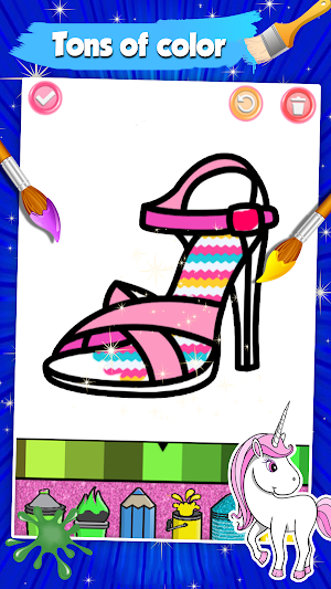 Beauty Coloring Book For Kids - ART Game Screenshot 3