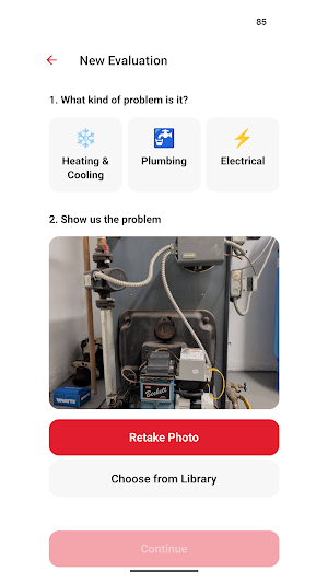 HomeTriage AI: Home Repairs Screenshot 1