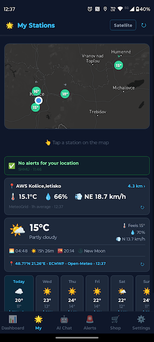 MeteoGrid Screenshot 1