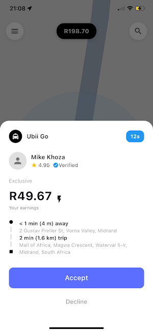 Ubii - Drive & Earn Screenshot 1