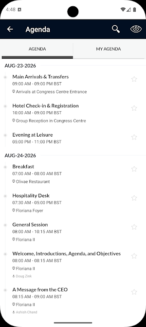 Belden Controller's Conference Screenshot 1