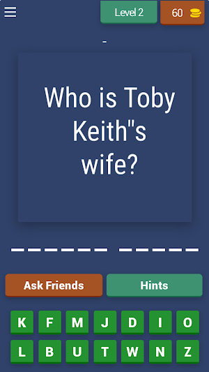 Toby Keith Trivia Quiz Screenshot 2