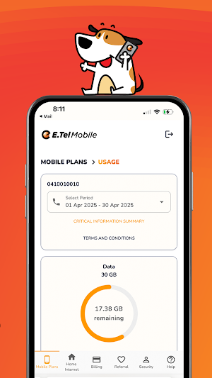 ETel Mobile Screenshot 2
