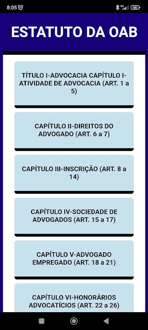 Estatuto da OAB 2023 Screenshot 1
