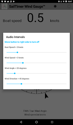 SailTimer Wind Gauge™ Screenshot 2
