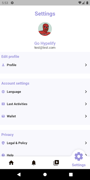 Hypelify Screenshot 1