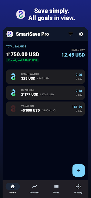 SmartSave: Savings Goal App Screenshot 0