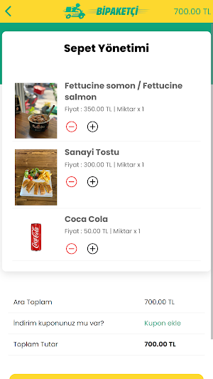 Bipaketçi / Yemek Screenshot 3