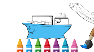 Vehicles Coloring Book Screenshot 1