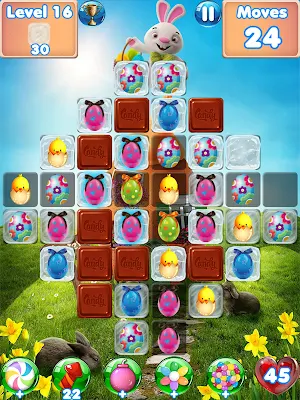 Bunny Match - Easter games and match 3 games screenshot 5