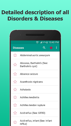 Disorder & Diseases Dictionary Offline Screenshot 0