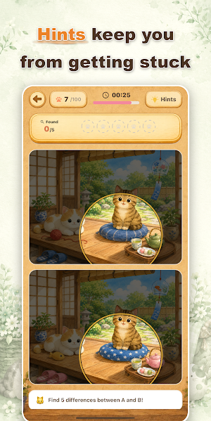 Spot Differences: NekoSagashi Screenshot 3