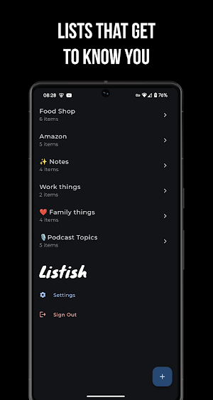 Jist: AI lists Screenshot 0