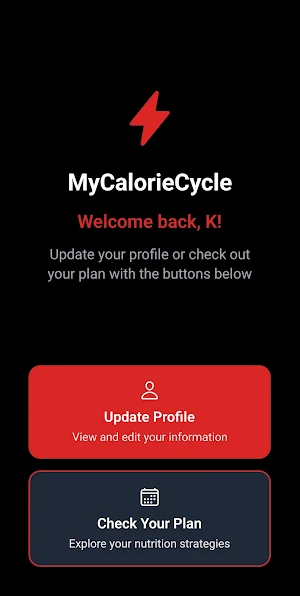 MyCalorieCycle Screenshot 0
