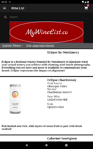 My Wine List Screenshot 2