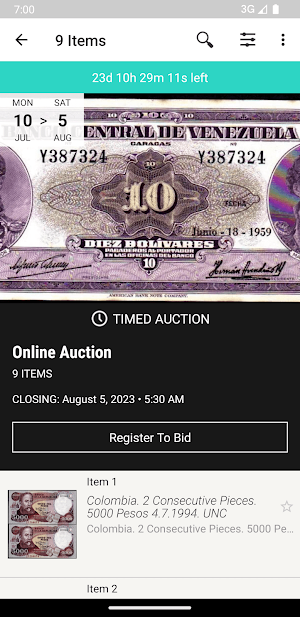 17Auctions Screenshot 1
