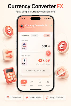 Currency Converter & Exchange Screenshot 1