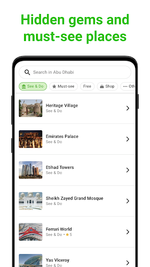 Abu Dhabi SmartGuide Screenshot 2