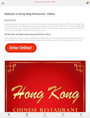 Hong Kong Restaurant Clifton Screenshot 3