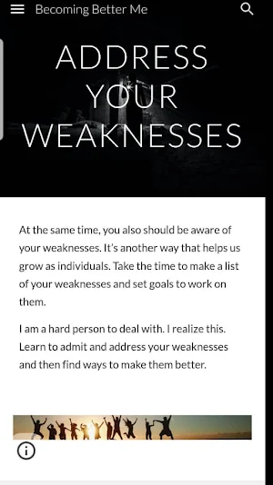 Becoming Better Me Screenshot 2