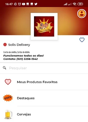 Solis Delivery Screenshot 2