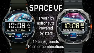 Space VF Watch Face Screenshot 0