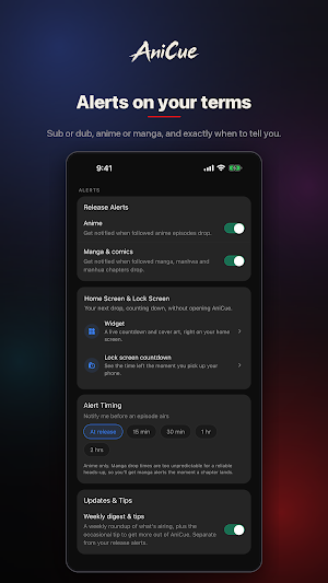 AniCue: Anime & Manga Tracker Screenshot 2